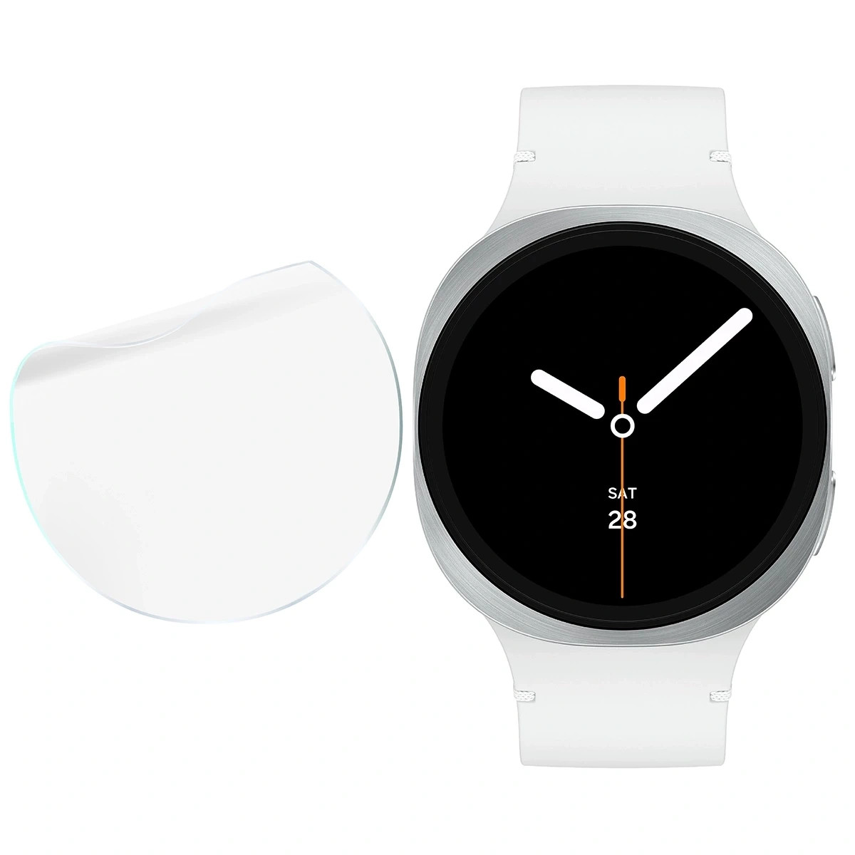 Kryt Bizon Watch Film HydroFlex Samsung Galaxy Watch 8 / 7 / FE / 6 / 5 / 4 40 mm [3 PACK]