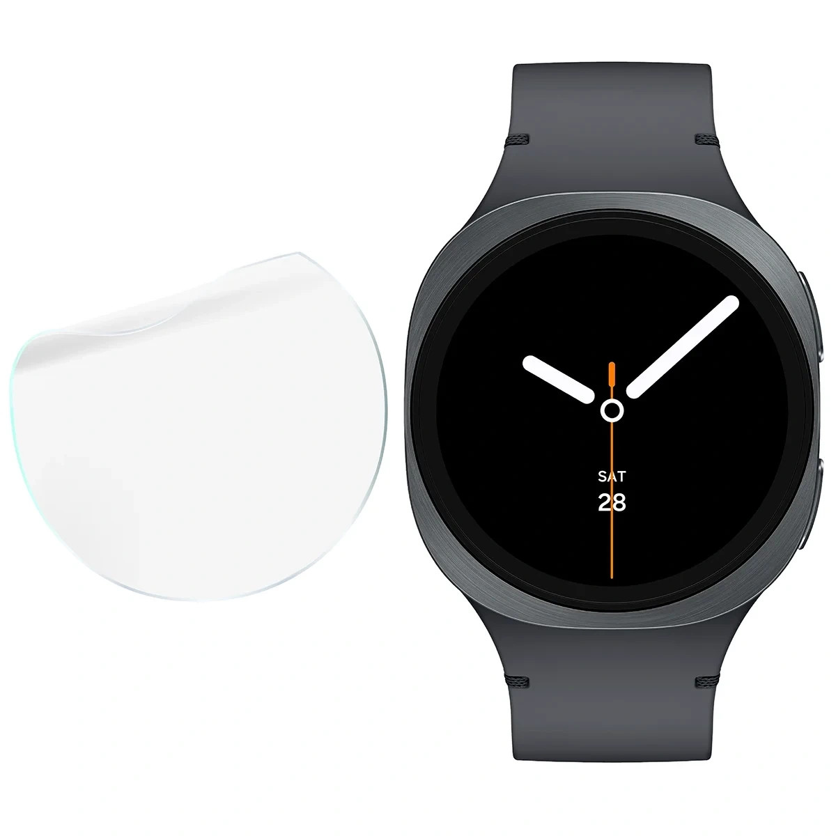 Kryt Bizon Watch Film HydroFlex Samsung Galaxy Watch 8 / 7 / 6 44 mm [3 PACK]
