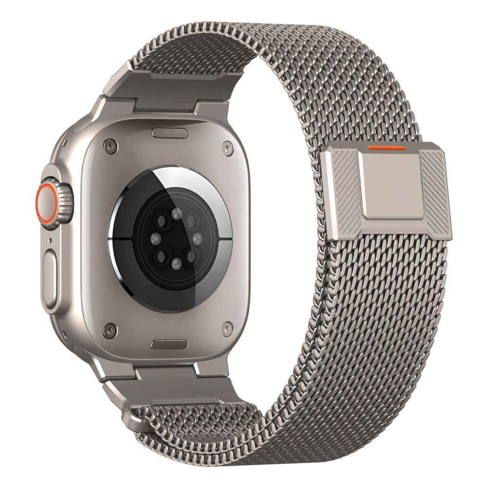 Tech-Protect Milano Vanguard Apple Watch 8 / 9 / 10 / 11 / SE / Ultra (44 / 45 / 46 / 49mm) Titanium