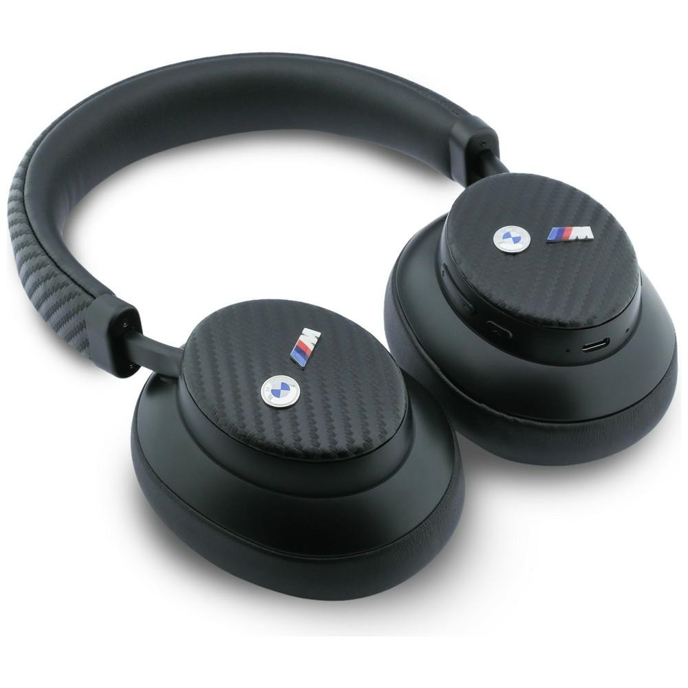 Kryt BMW M Carbon Metal Logo Wireless over-ear Bluetooth ENC headphones black