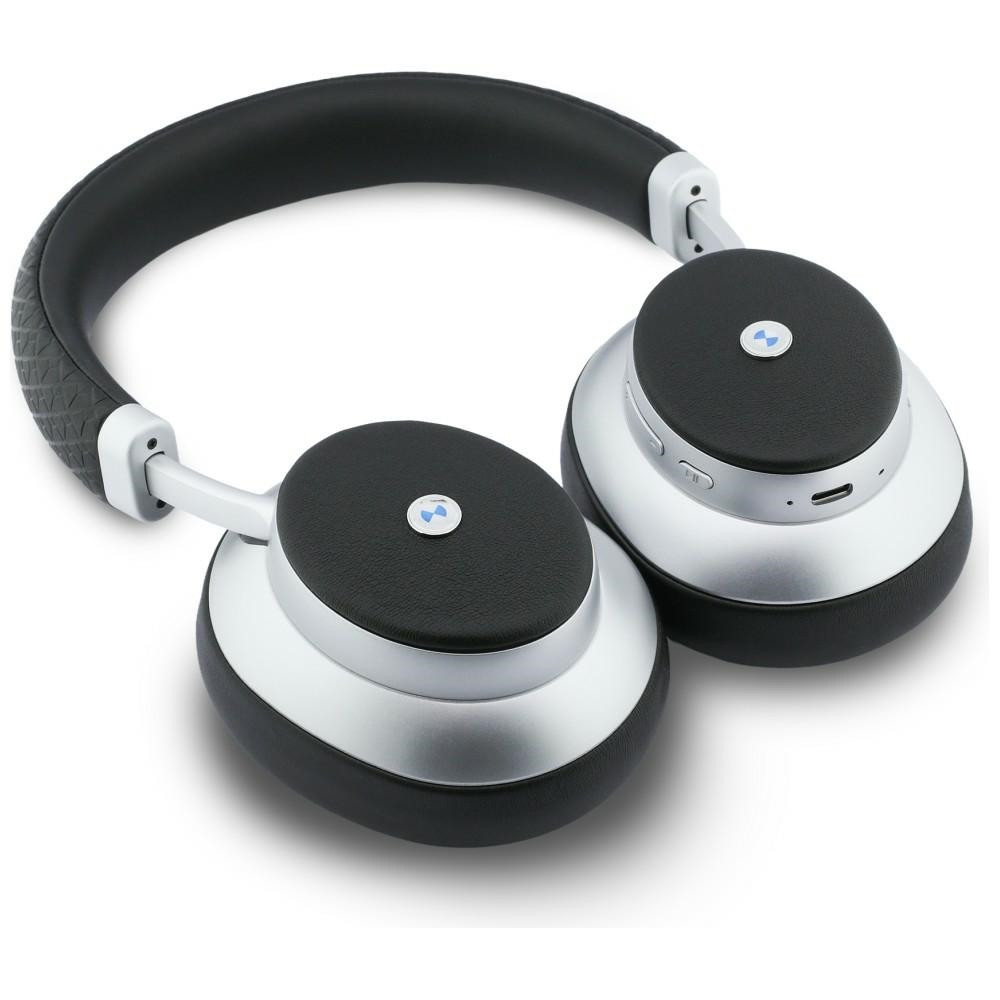 Kryt BMW Metal Logo MK Wireless over-ear Bluetooth ENC headphones silver