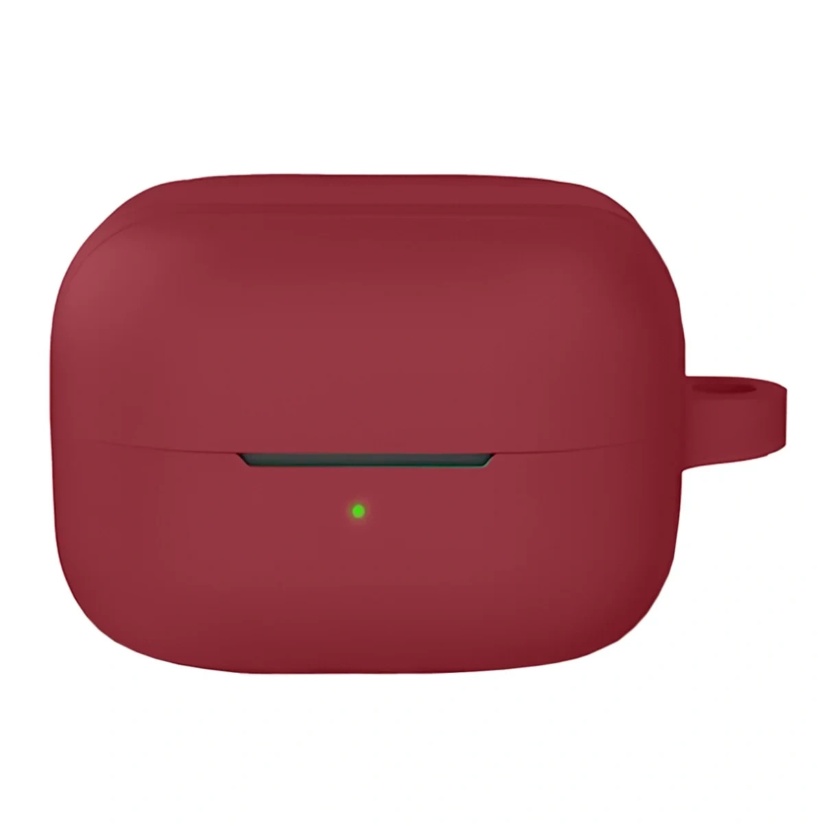 Kryt Bizon Case Headphone Silicone Samsung Galaxy Buds 4 / 4 Pro, burgundy