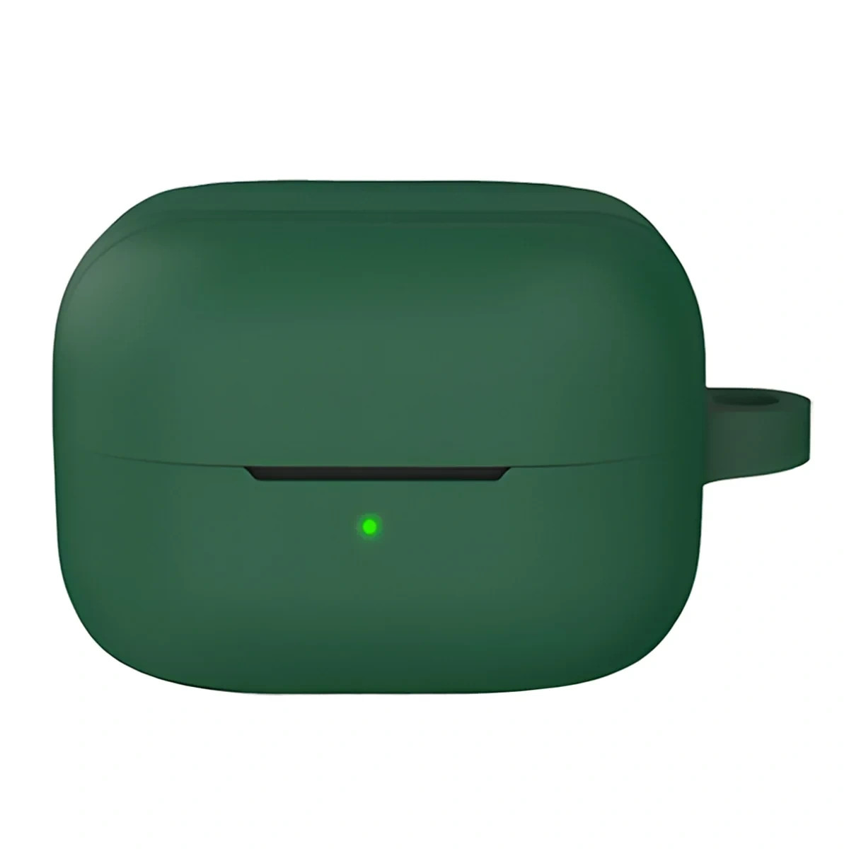 Kryt Bizon Case Headphone Silicone Samsung Galaxy Buds 4 / 4 Pro, dark green