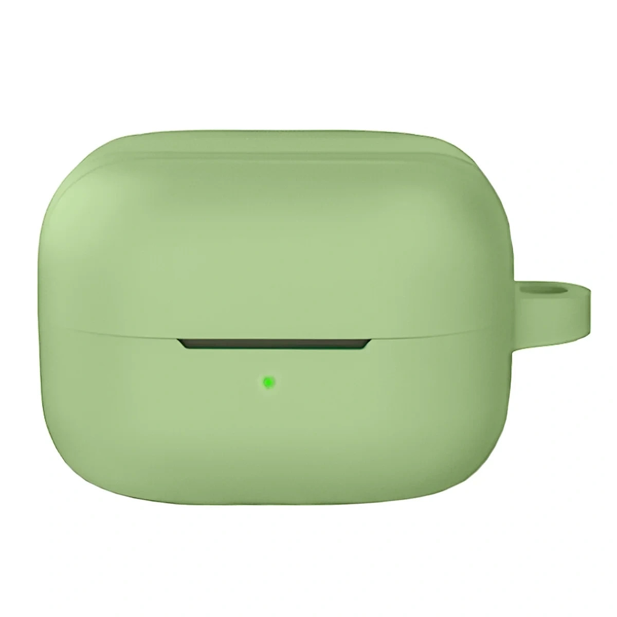 Kryt Bizon Case Headphone Silicone Samsung Galaxy Buds 4 / 4 Pro, light green