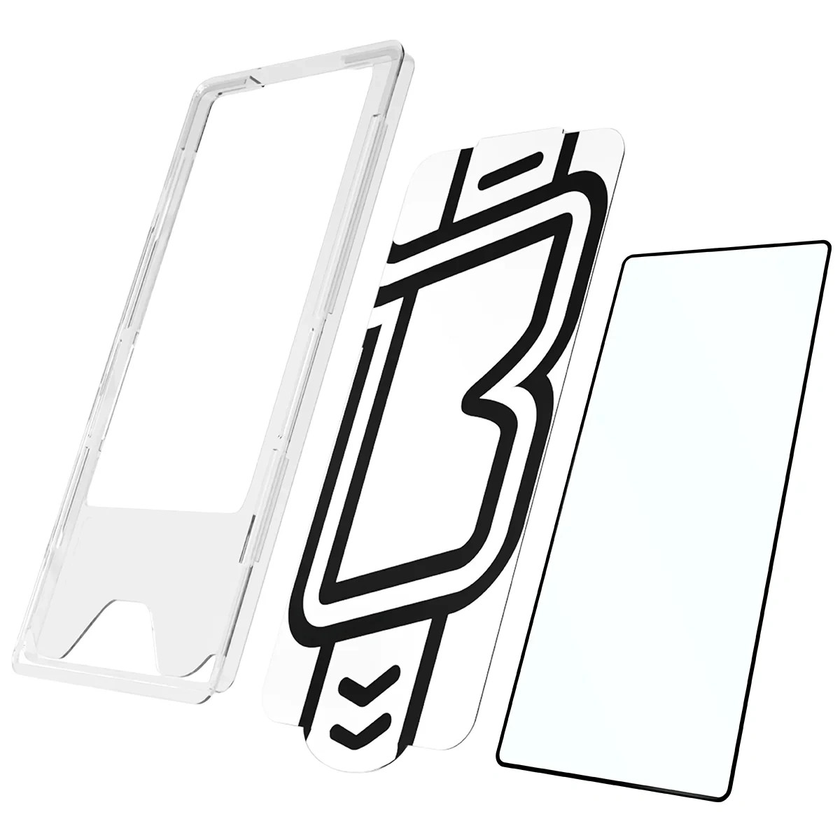 Ochranné sklo Bizon Glass Aplicator Apple iPhone 17 Pro Max [2 PACK]