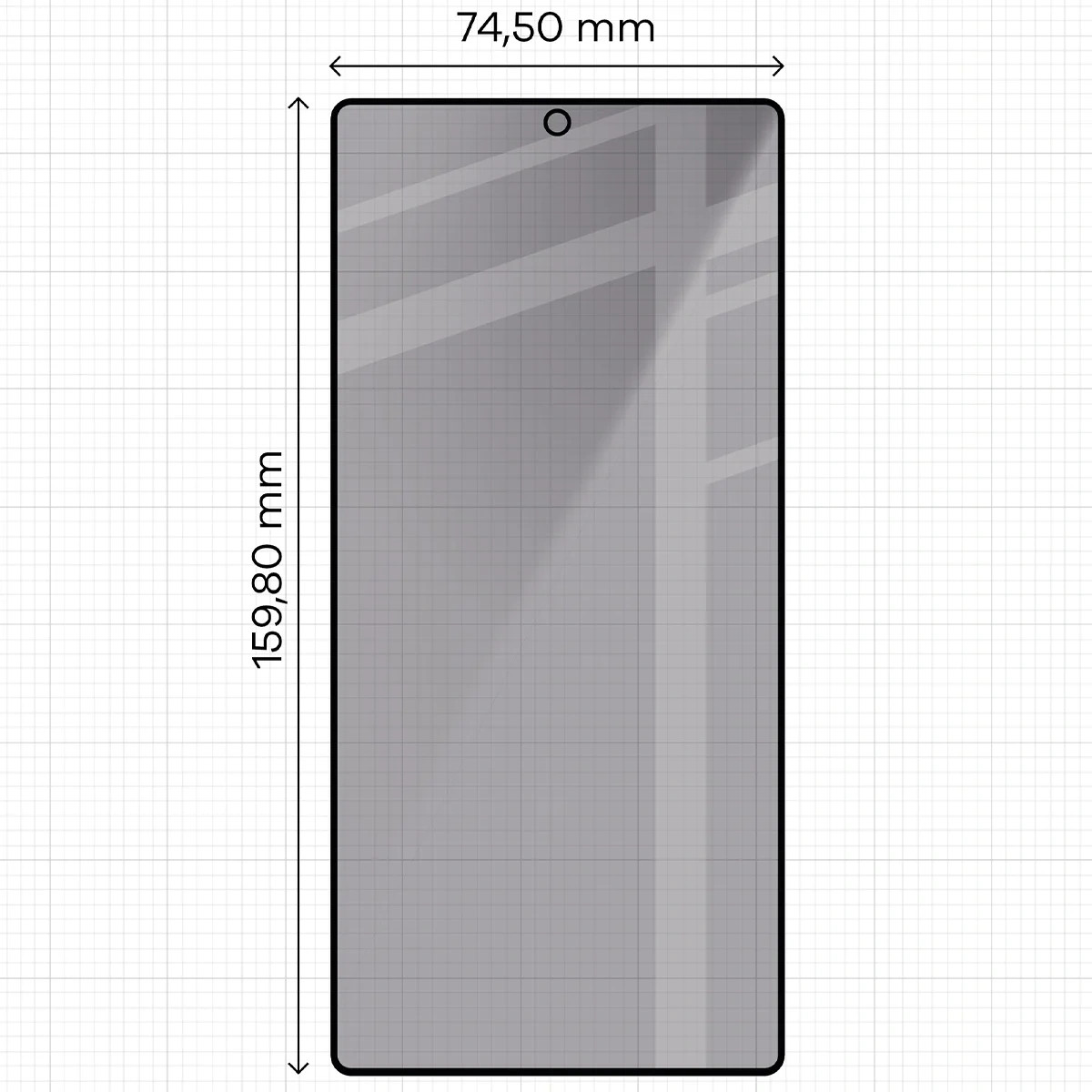 Ochranné sklo Bizon Glass Aplicator Shadow Samsung Galaxy S25 Ultra [2 PACK]