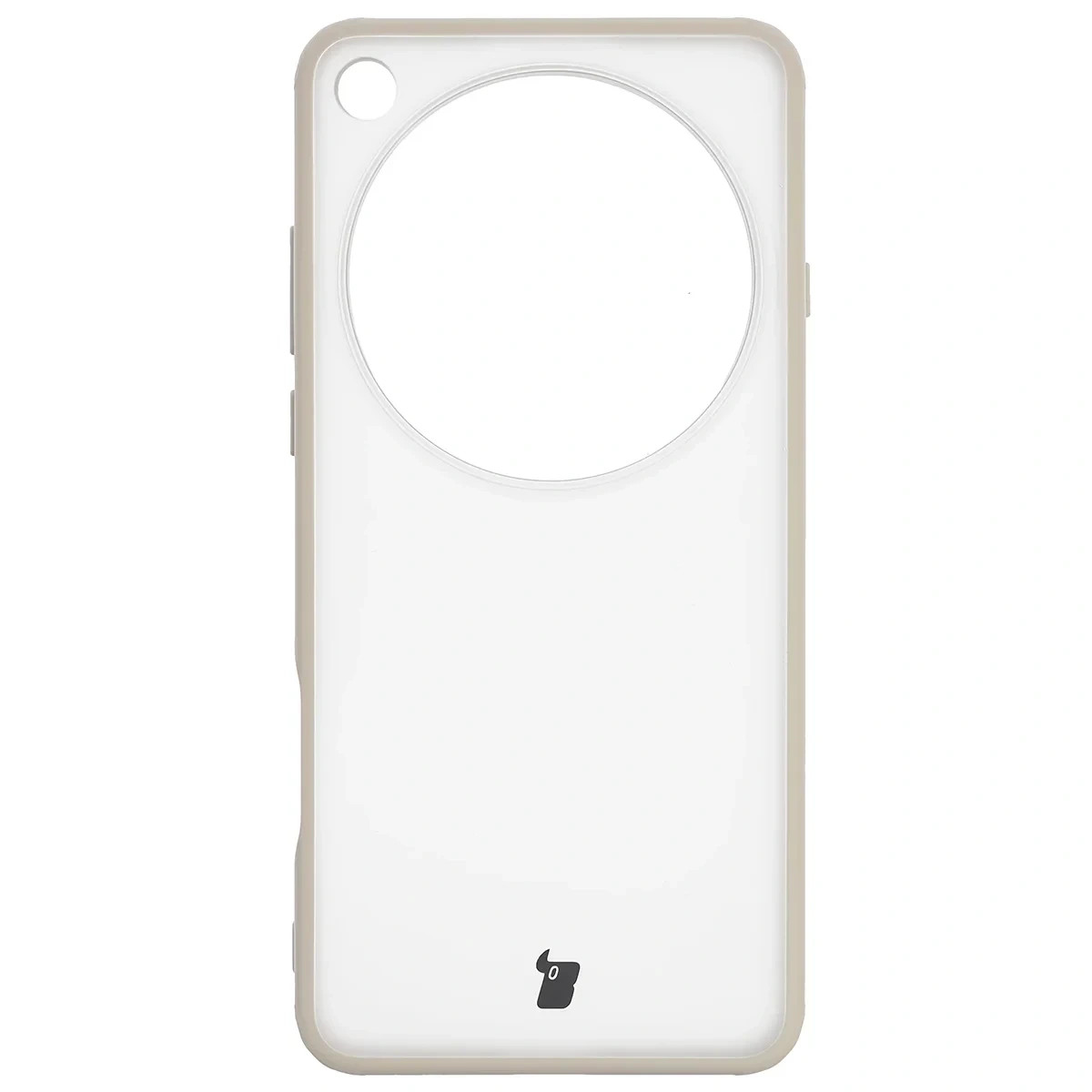 Kryt Bizon Case Angelo Oppo Find X9 Ultra, semi-transparent with a beige frame