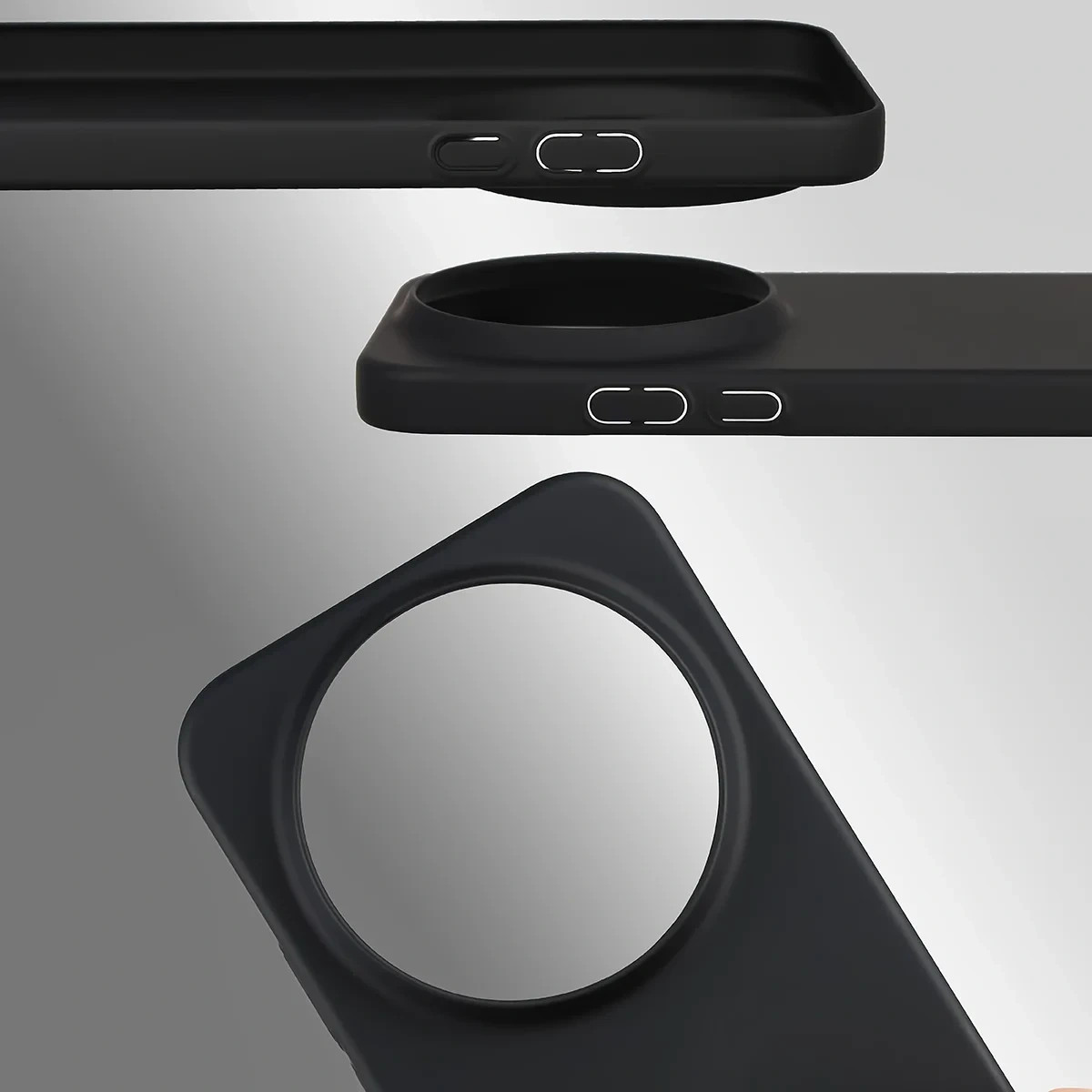 Kryt Bizon Case Lupka Xiaomi 17 Ultra, black