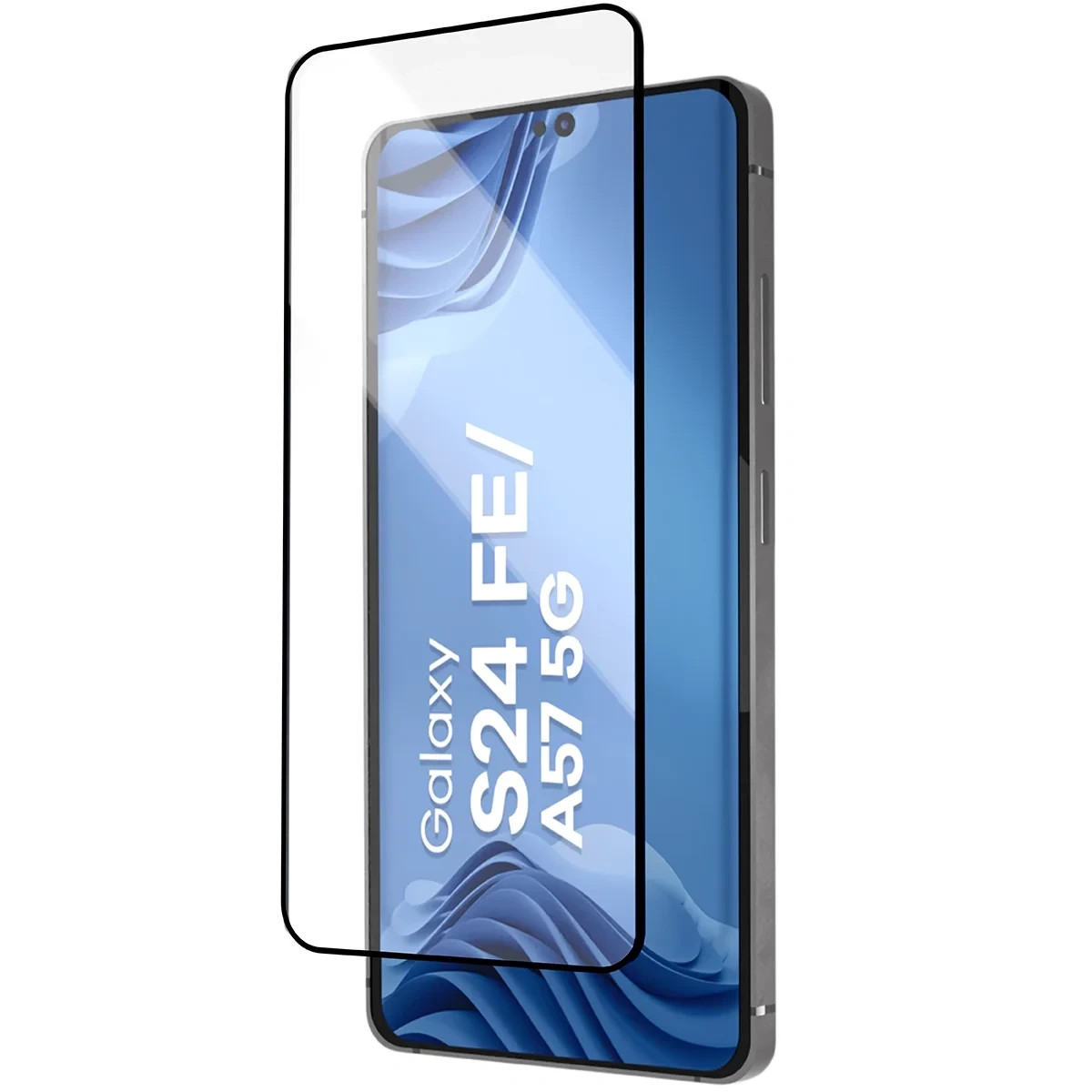 Ochranné sklo Bizon Glass Aplicator Edge Samsung Galaxy S24 FE / A57 5G [2 PACK]