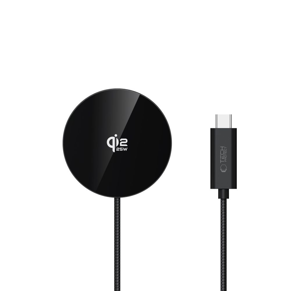 Bezdrátová nabíječka Tech-Protect A50 Magnetic MagSafe Wireless Charger 25W Qi2.2 Black
