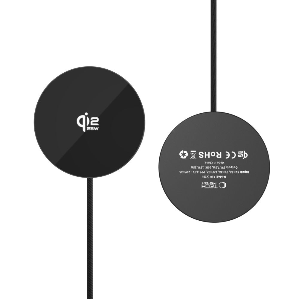 Bezdrátová nabíječka Tech-Protect A50 Magnetic MagSafe Wireless Charger 25W Qi2.2 Black