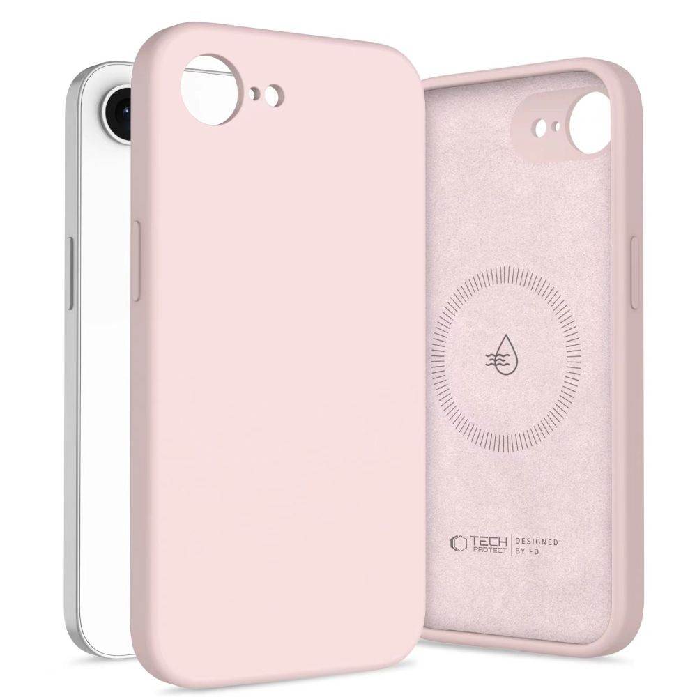 Kryt Tech-Protect Silicone MagSafe Apple iPhone 16e / 17e Pink Pearl