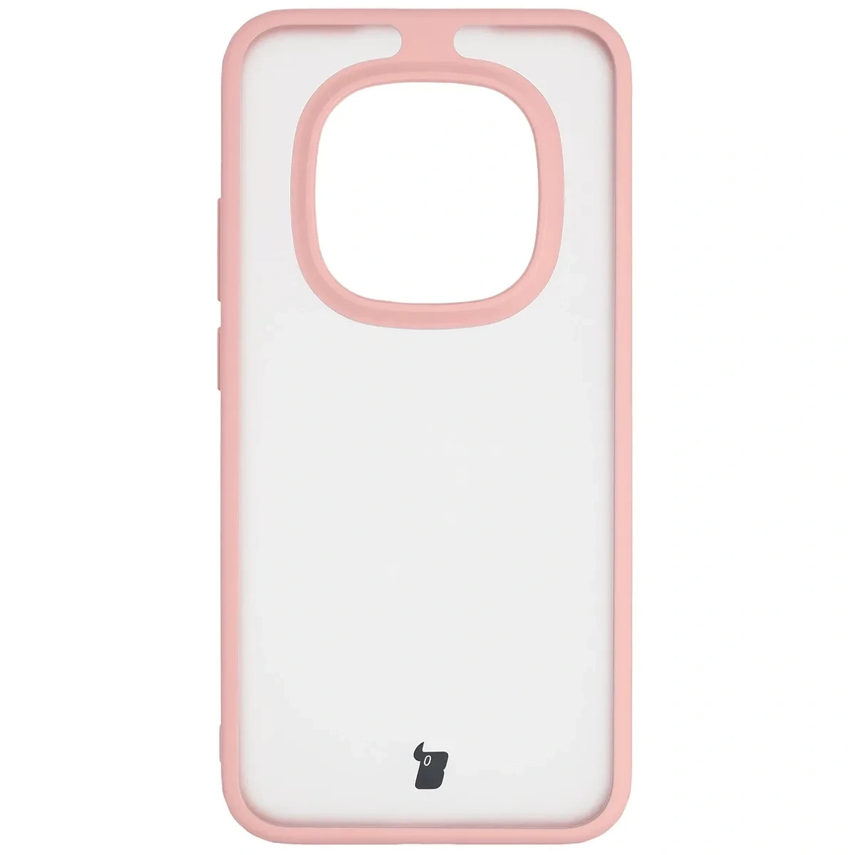 Kryt Bizon Angelo Pack Xiaomi Redmi Note 15 Pro 5G, smoky with a light pink frame