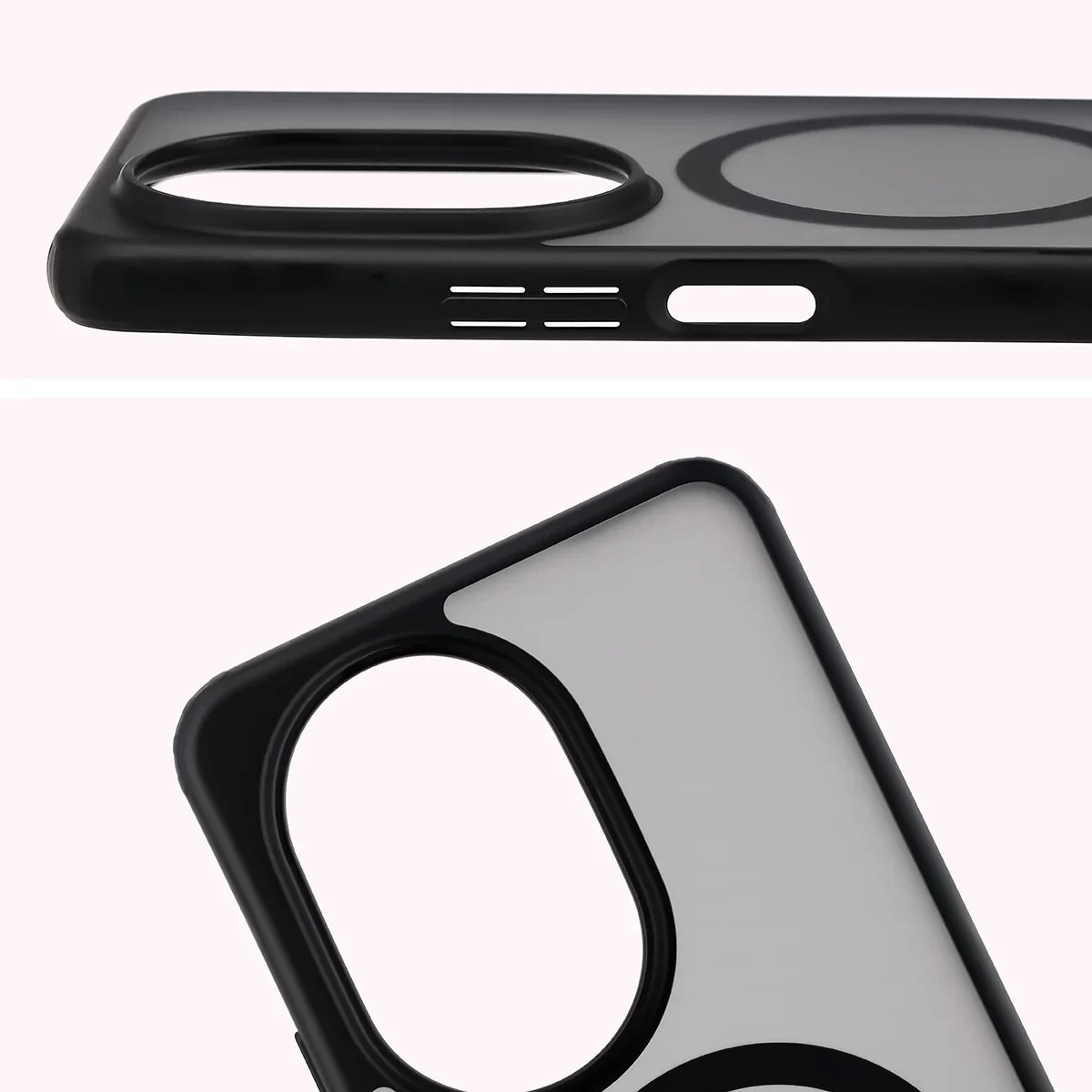Kryt Bizon Case MatteO Magnetic Huawei nova 14 Pro, smoky black