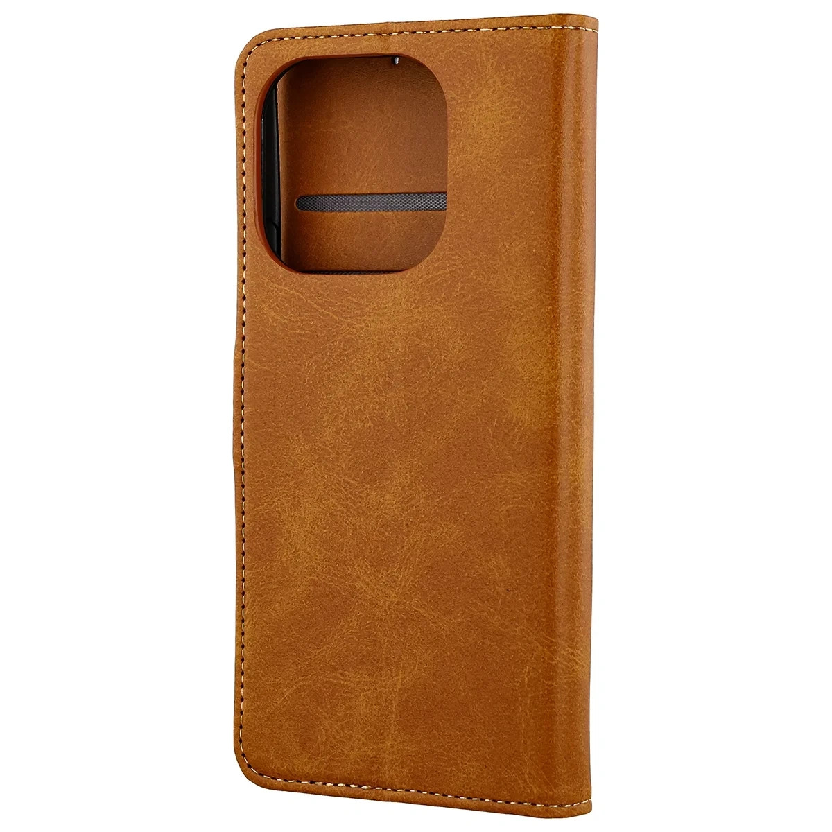 Kryt Bizon Case Pocket Realme 16 Pro+ Plus 5G, brown