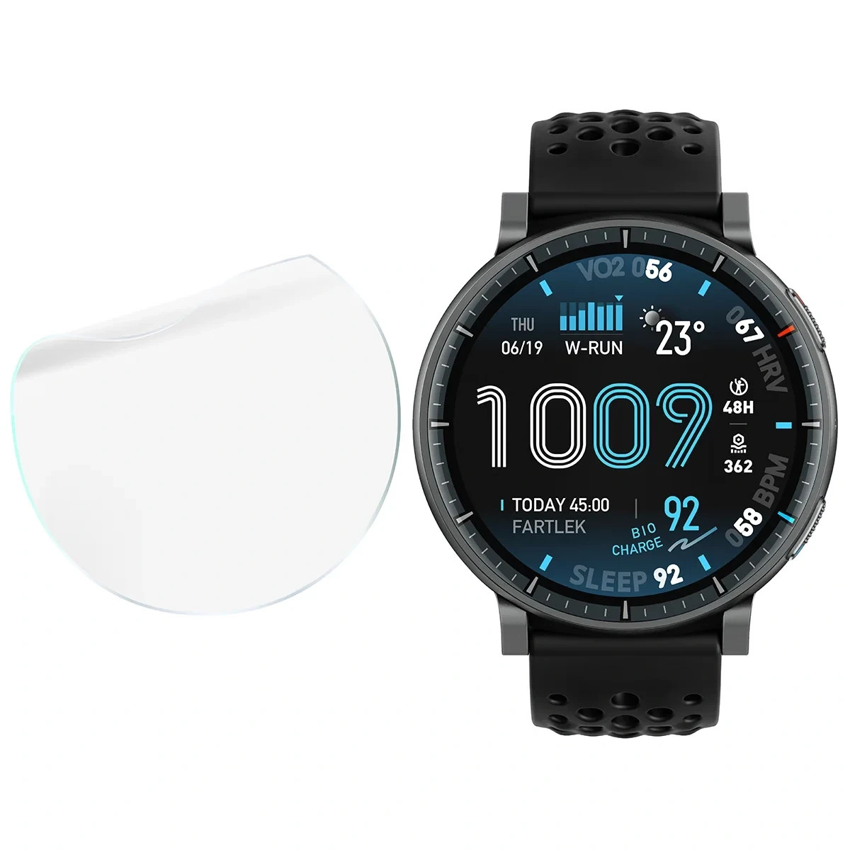 Kryt Bizon Watch Film HydroFlex Amazfit Active Max [3 PACK]