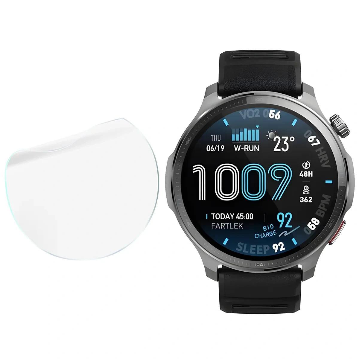 Ochranná fólie Bizon Watch Film HydroFlex Amazfit Balance 2 [3 PACK]