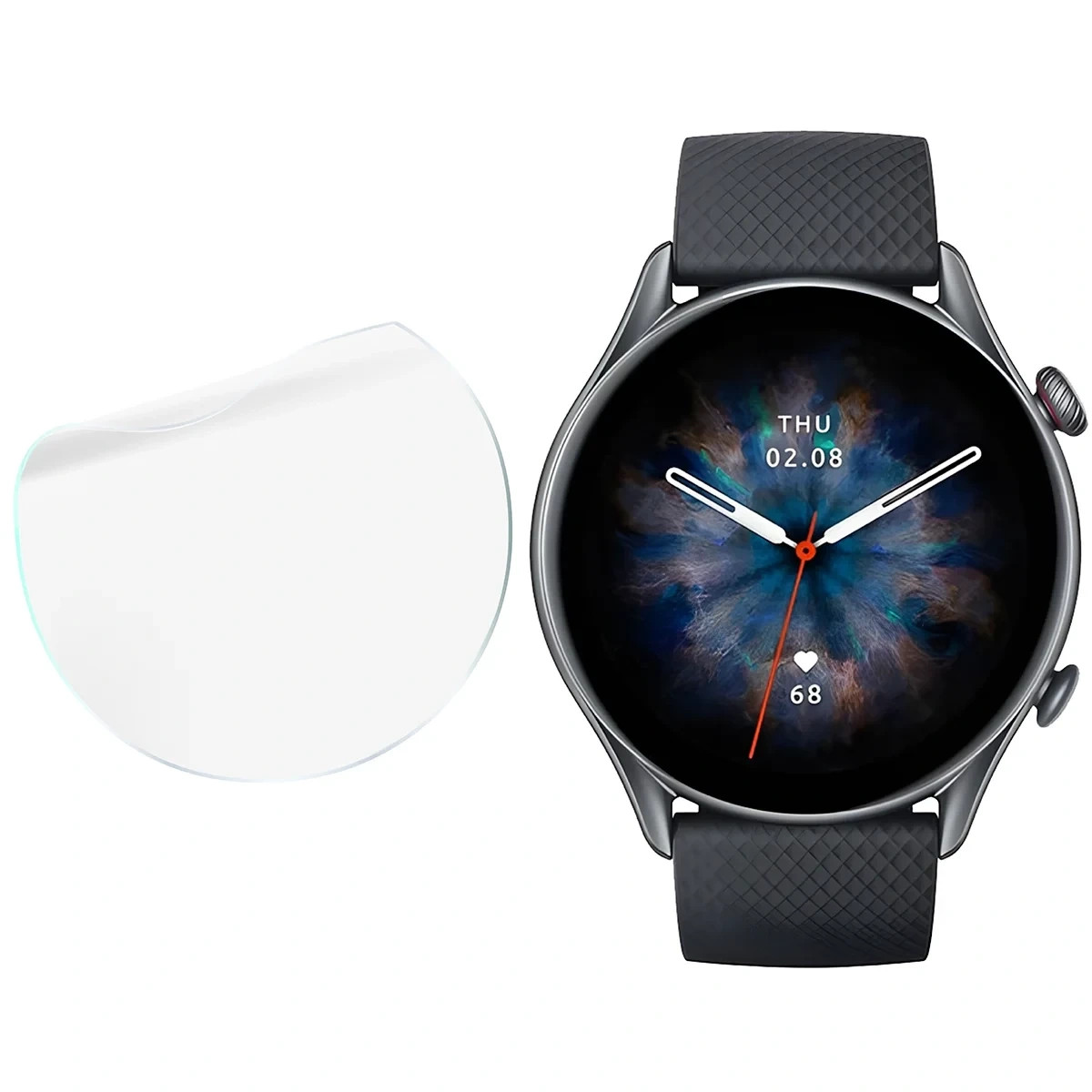 Ochranná fólie Bizon Watch Film HydroFlex Amazfit GTR 3 Pro [3 PACK]