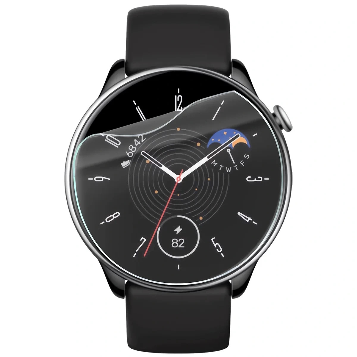 Ochranná fólie Bizon Watch Film HydroFlex Amazfit GTR Mini [3 PACK]