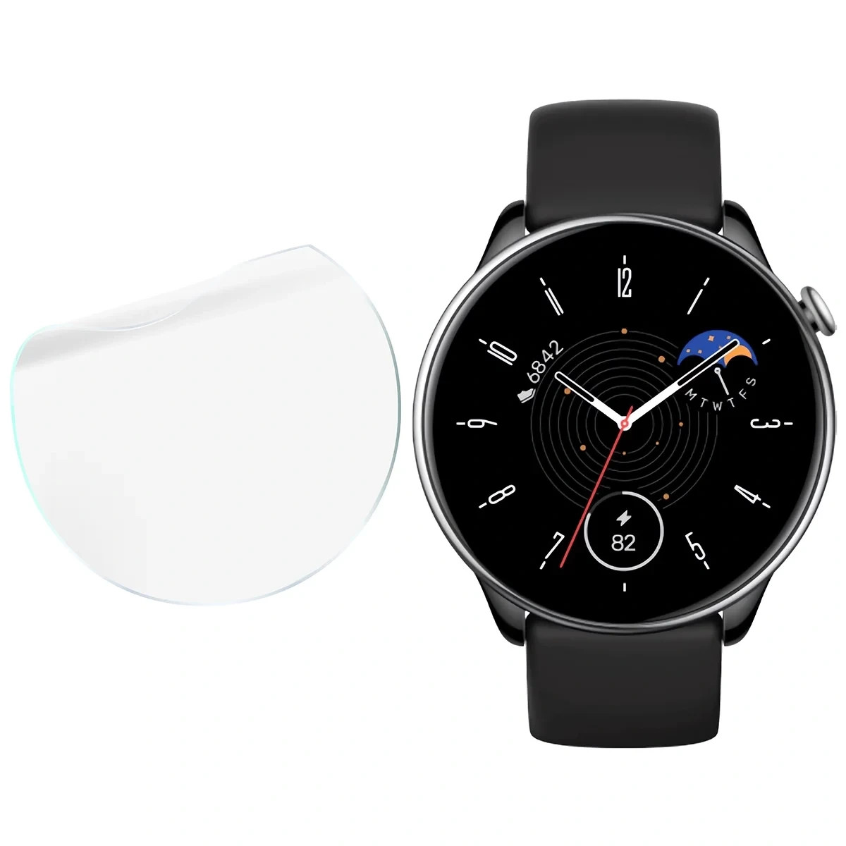 Ochranná fólie Bizon Watch Film HydroFlex Amazfit GTR Mini [3 PACK]