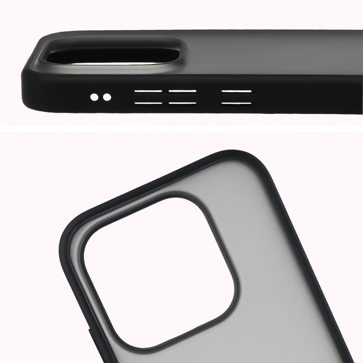 Kryt Bizon Angelo Pack Xiaomi 17, smoked with a black frame