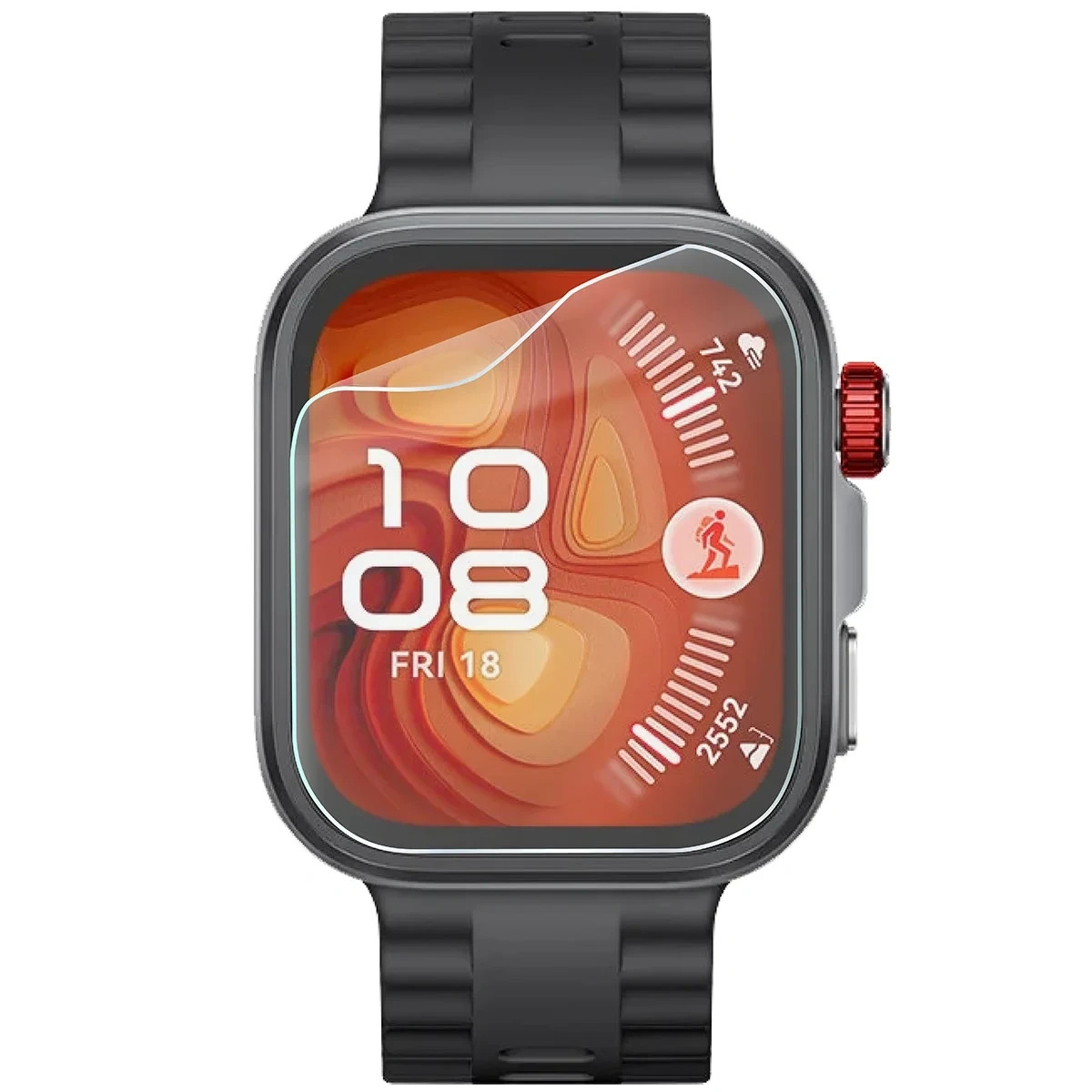 Kryt Bizon Watch Film HydroFlex Huawei Watch Fit 4 Pro [3 PACK]