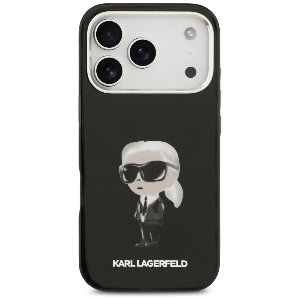 Kryt Karl Lagerfeld IML Aquarelle Karl & Logo MagSafe Apple iPhone 17 Pro black