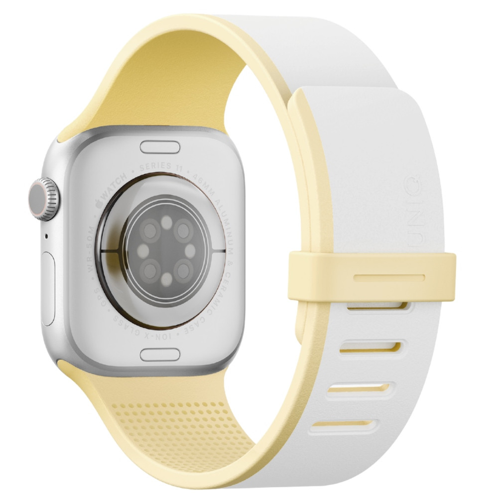 UNIQ Revix IV Premium Apple Watch 42/41/40mm Edition Reversible Magnetic white-yellow