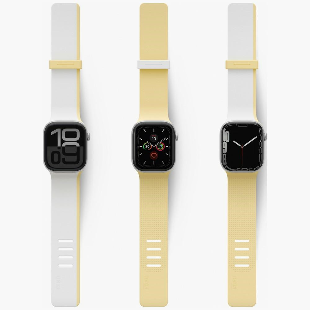 UNIQ Revix IV Premium Apple Watch 42/41/40mm Edition Reversible Magnetic white-yellow