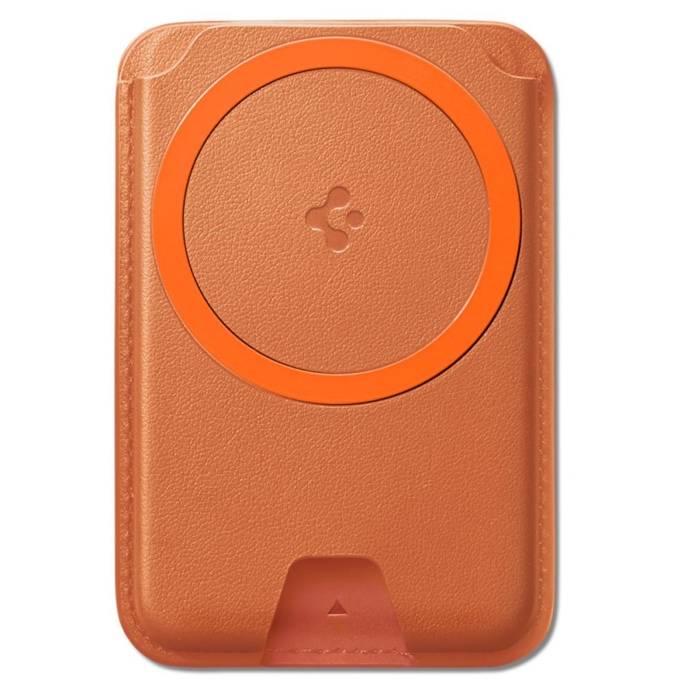 Kryt Spigen Valentinus MagFit+ MagSafe Universal Magnetic Card Holder Metallic Orange
