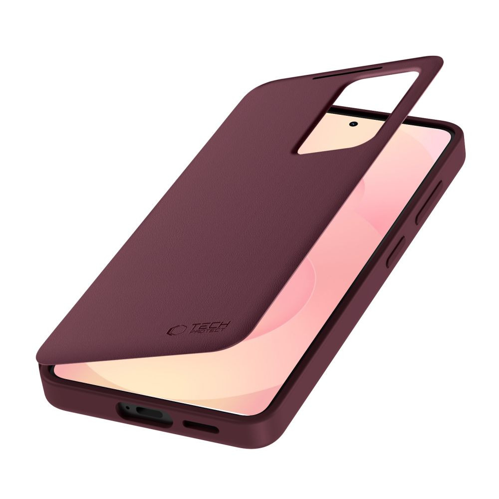 Knížkové pouzdro Tech-Protect Smart Wallet Samsung Galaxy A57 5G Mulberry