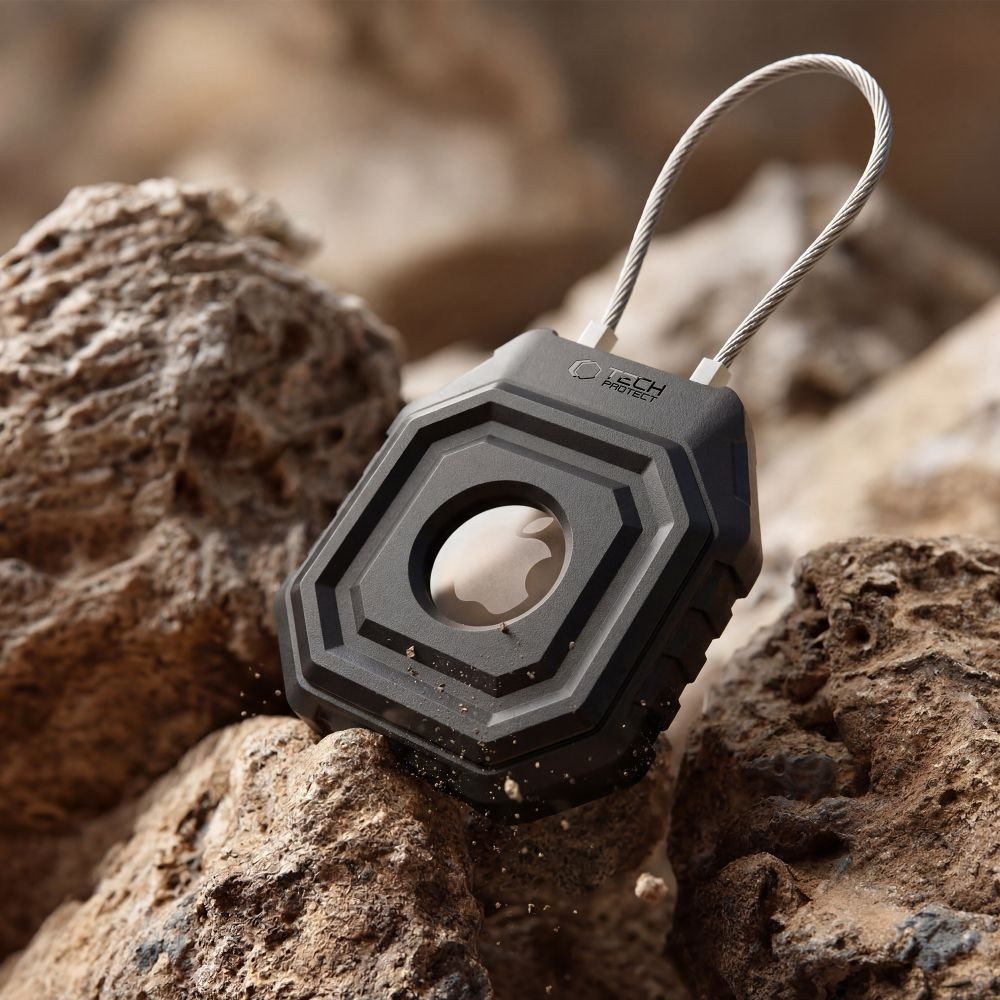 Kryt Tech-Protect Kevlar Seal Apple AirTag 1 / 2 Black