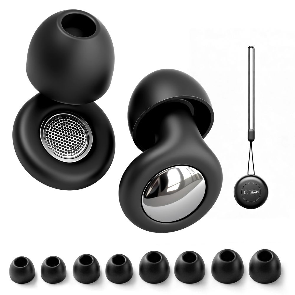 Kryt Tech-Protect QuietFit Earplugs Black