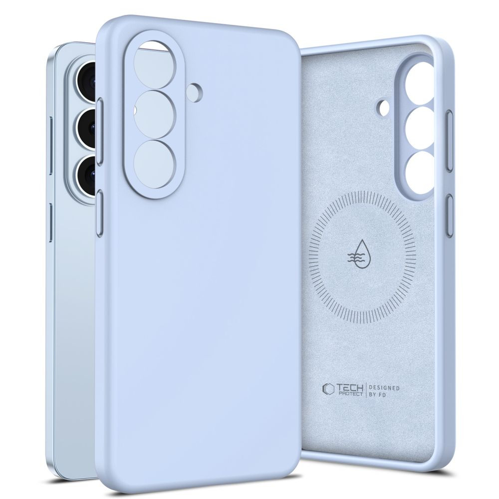 Kryt Tech-Protect Silicone MagSafe Samsung Galaxy S26 Sky Blue