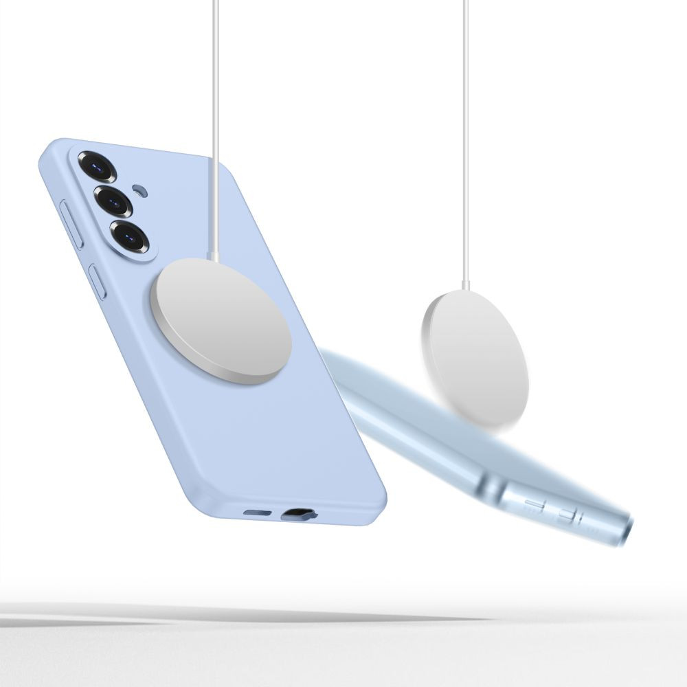 Kryt Tech-Protect Silicone MagSafe Samsung Galaxy S26 Sky Blue