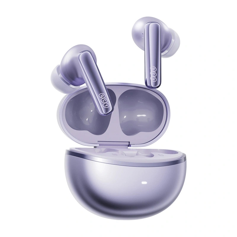 Sluchátka QCY HT18 LITE Wireless in-ear TWS  barva fialová