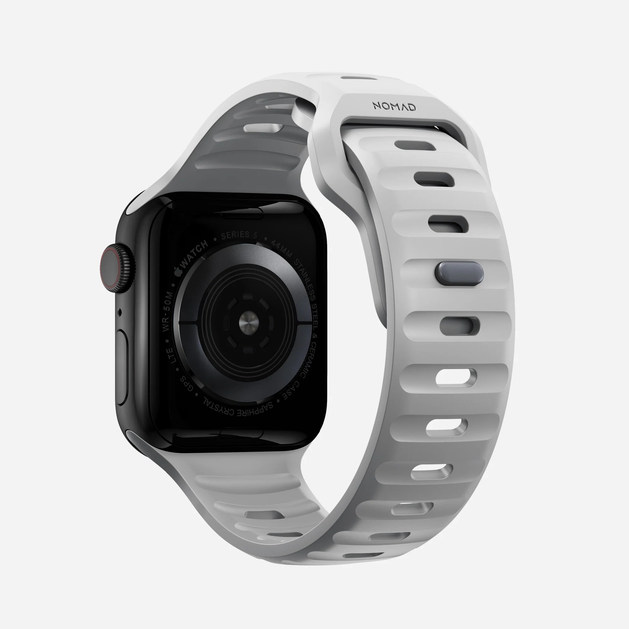 NOMAD Sport Band Apple Watch 46mm/49mm z FKM (lunar gray)