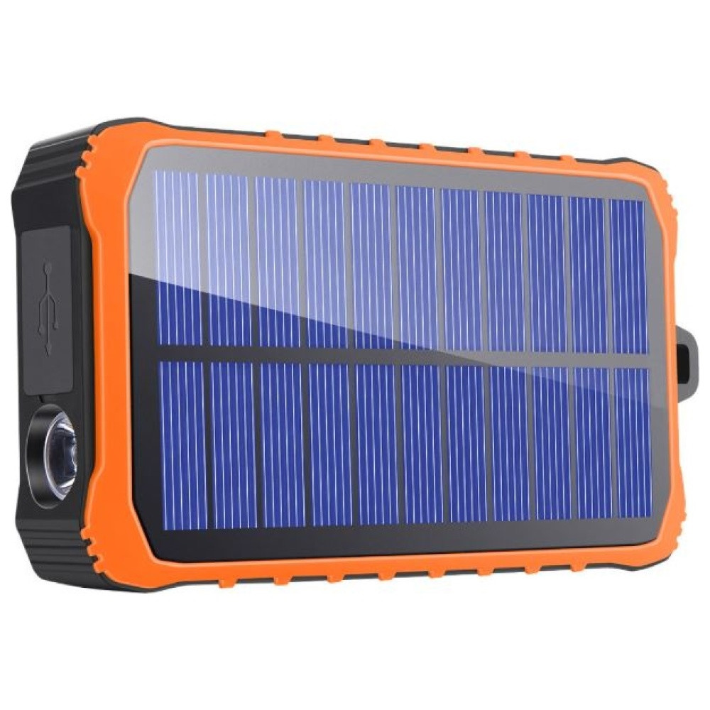 4smarts Prepper 12000mAh Solar Power Bank Gray