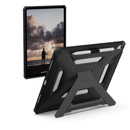 Kryt UAG Urban Armor Gear Scout+ with a stand and a holder for the Apple Pencil iPad Air 13" 2024 / 2025 / 2026 (black)