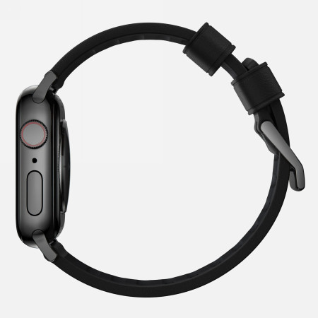 NOMAD Active Band Pro Apple Watch 46mm/49mm (black active leather, black hardware)