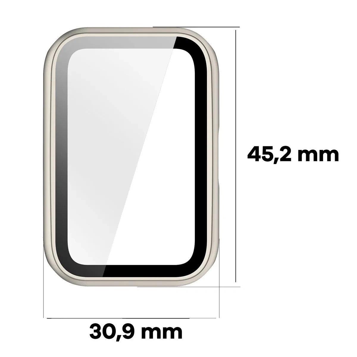 Kryt Bizon Case Watch Adamo Huawei Band 11, champagne