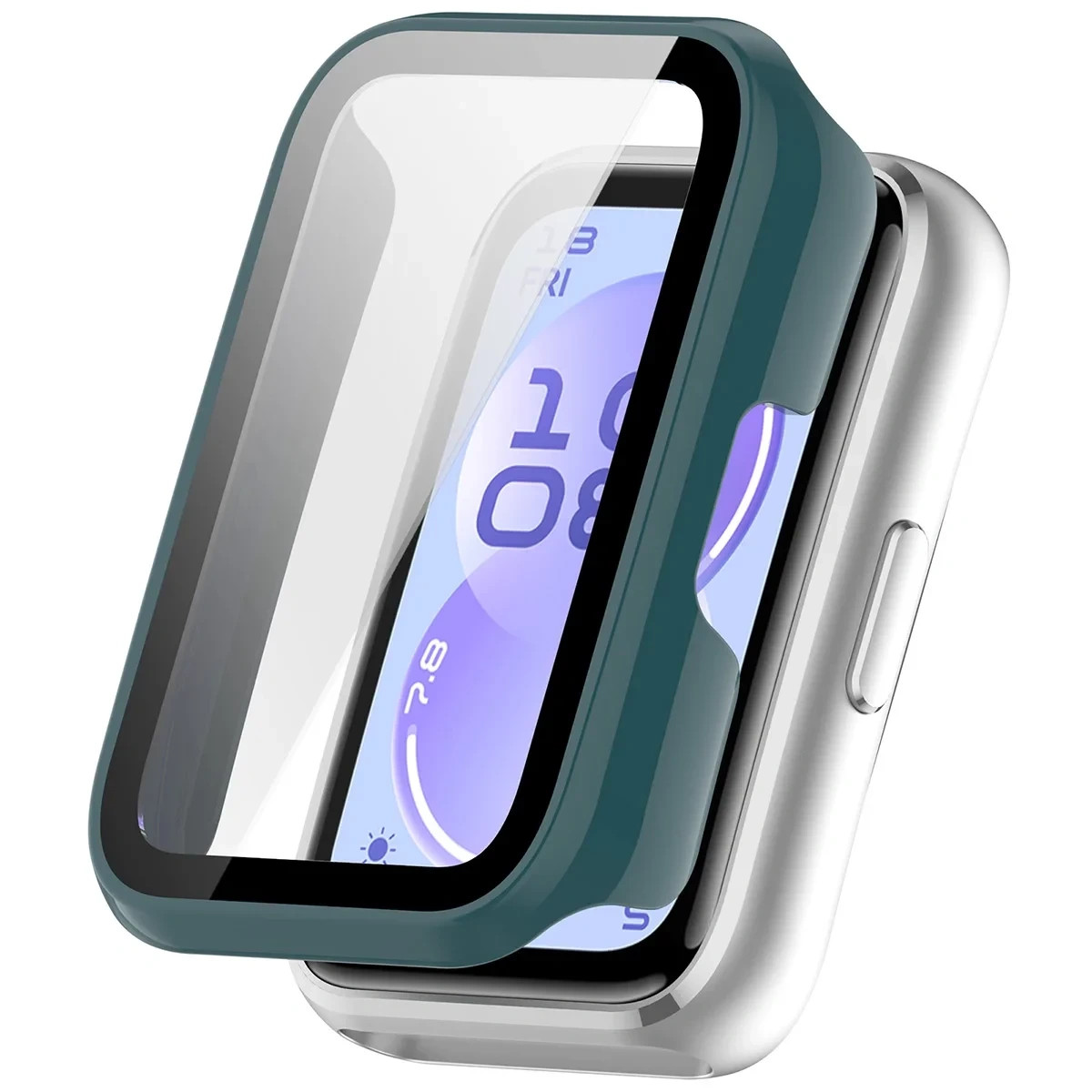Kryt Bizon Case Watch Adamo Huawei Band 11, green
