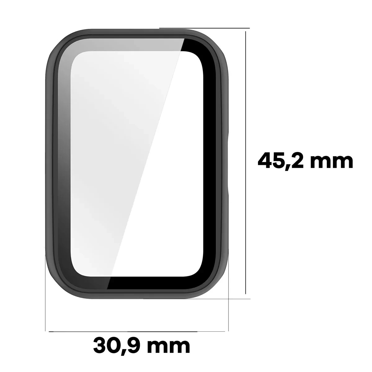 Kryt Bizon Case Watch Adamo Huawei Band 11, matte black