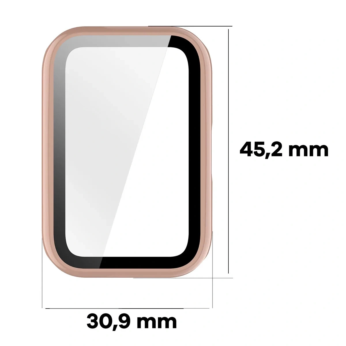Kryt Bizon Case Watch Adamo Huawei Band 11, pink