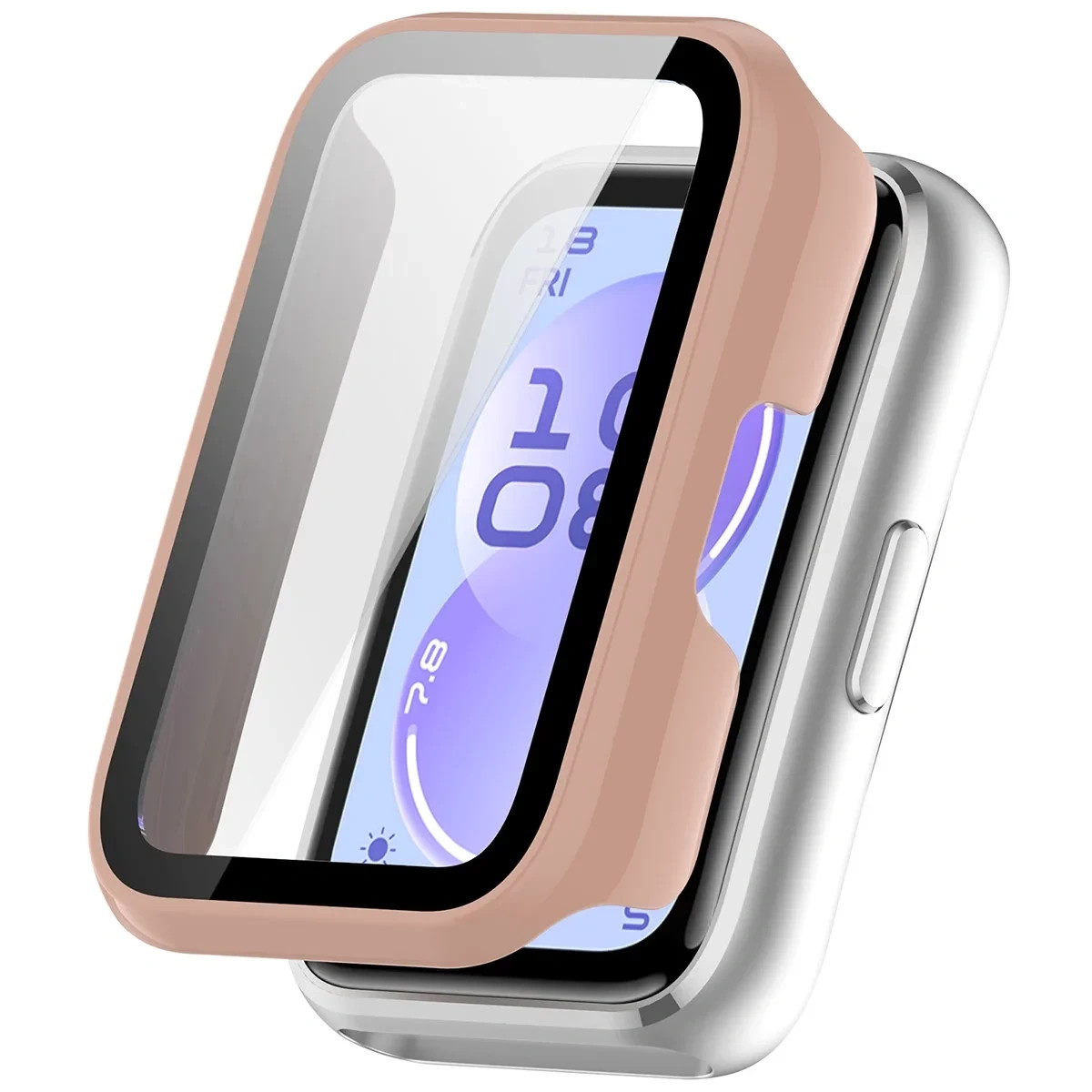 Kryt Bizon Case Watch Adamo Huawei Band 11, pink