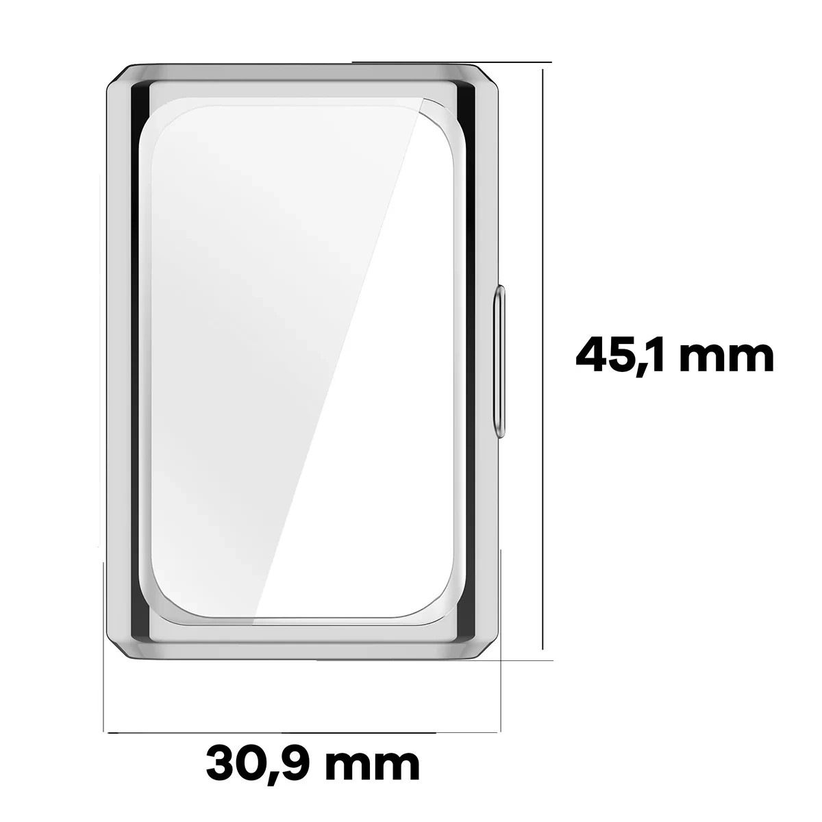 Kryt Bizon Case Watch Felipe Huawei Band 11 Pro, silver