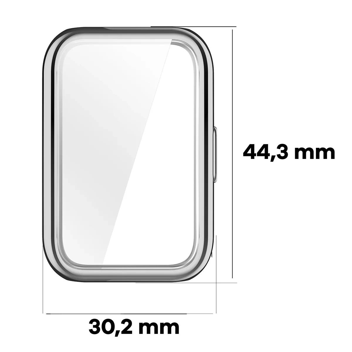 Kryt Bizon Case Watch Felipe Huawei Band 11, silver