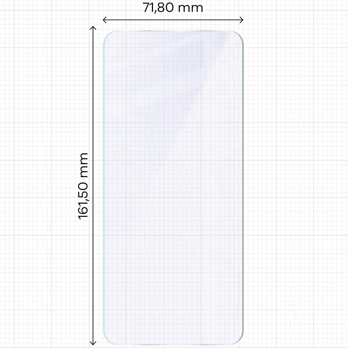 Ochranné sklo Bizon Hybrid Mule Motorola Moto G57 Power / G67 Power