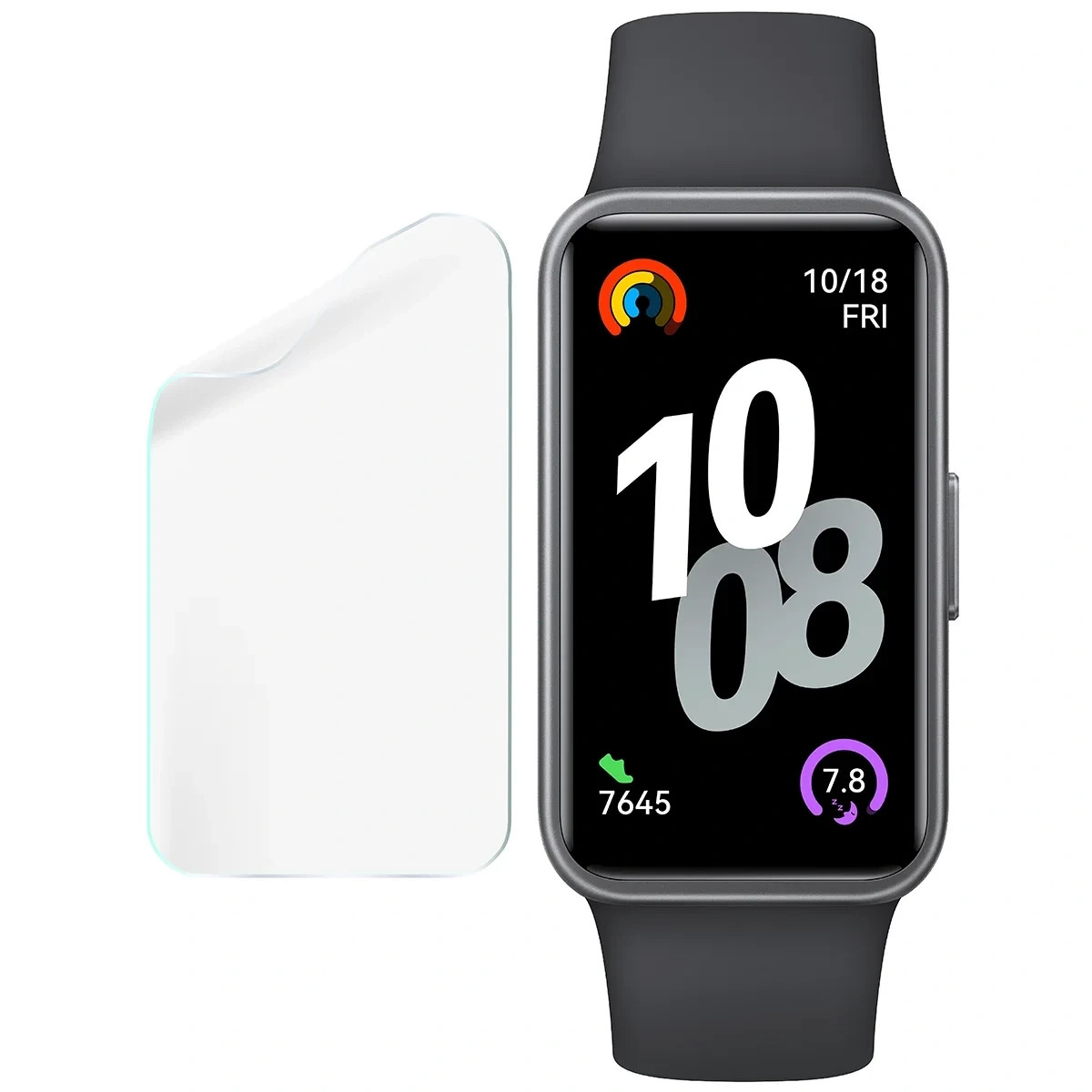 Kryt Bizon Watch Film HydroFlex Huawei Band 10 [3 PACK]