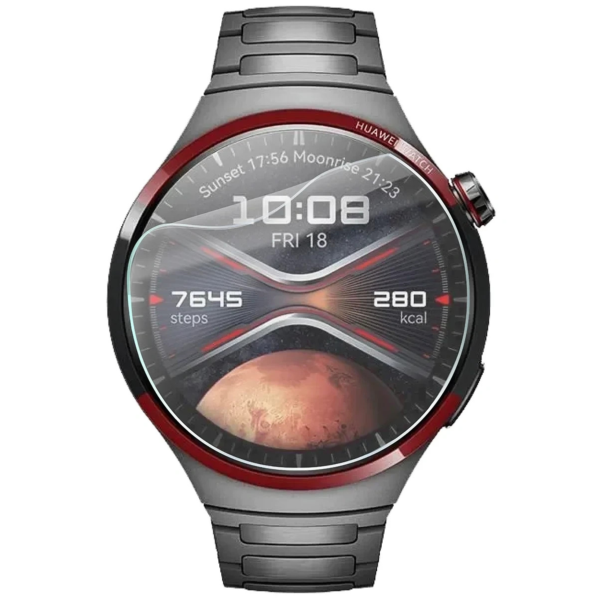 Kryt Bizon Watch Film HydroFlex Huawei Watch 4 Pro [3 PACK]